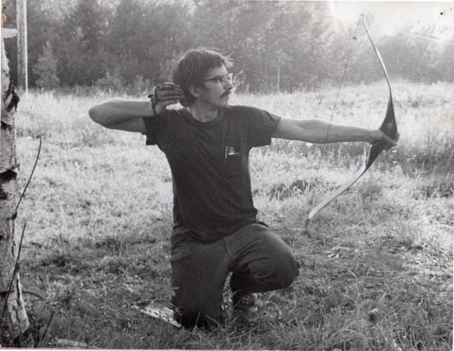 Chris With Bear Bow 1973