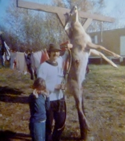 Chris With Bow Deer 1973 (640x480) (2)