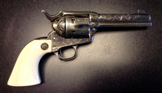 Colt SAA Engraved